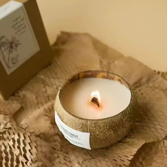 Candle Making Essential Oil - Natural Coconut Shell Scented Candle, Aromatherapy