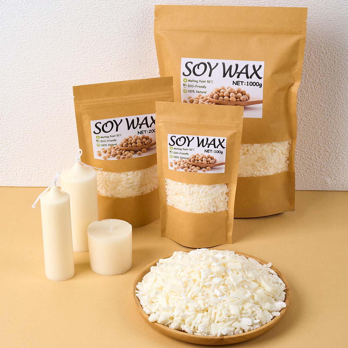 Candle Making Video - 1 Pounds Pure White Soy Wax