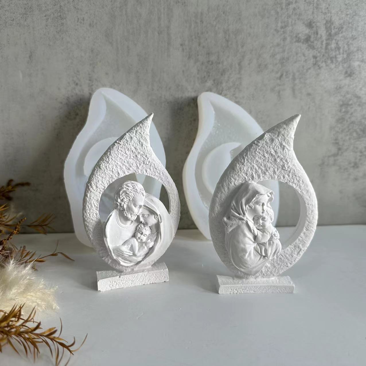 Candle Making Kit For Kids - Warm Family Arrangement Silicone Mold Mother