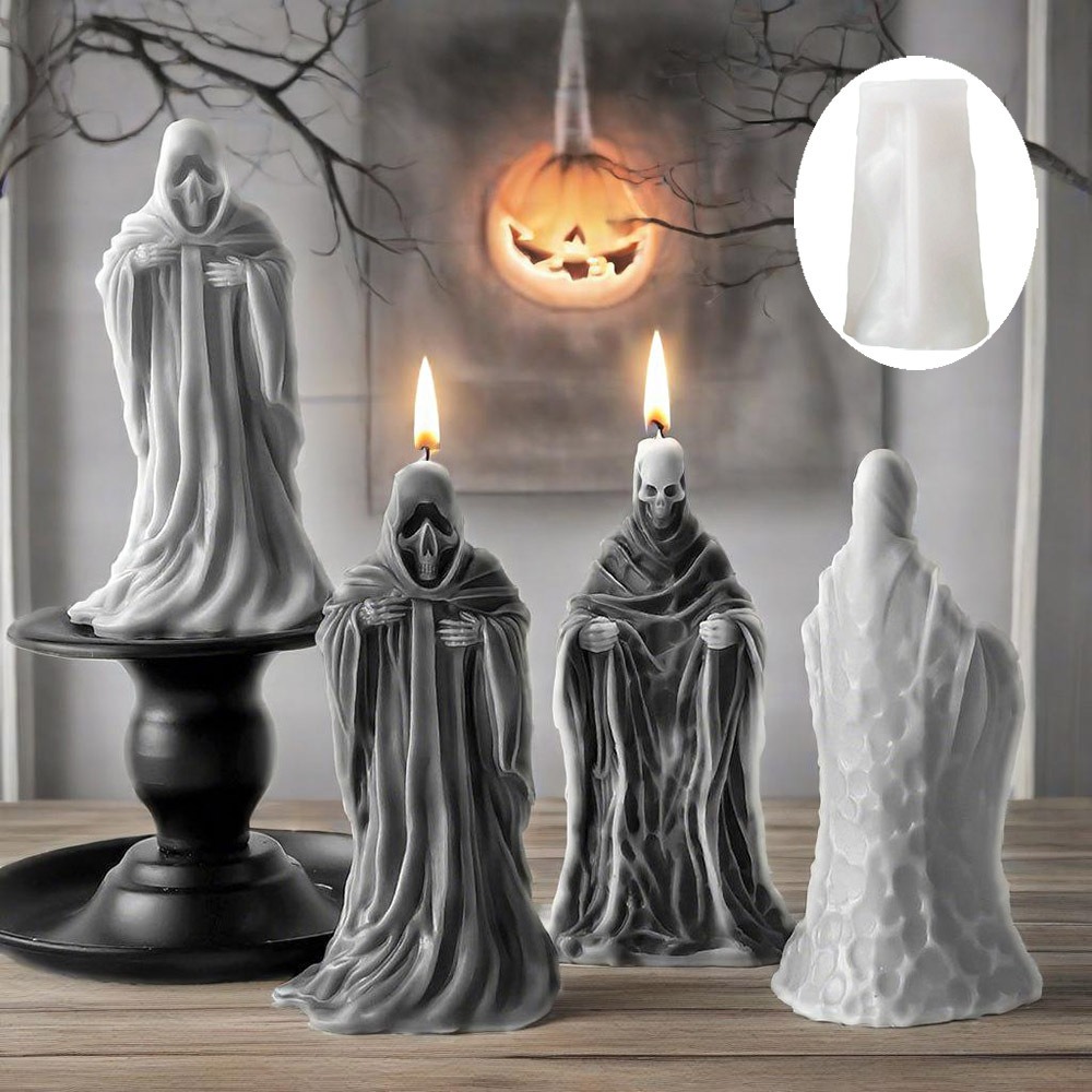 Candle Making Video - 3D Skeleton Scent Candle Silicone Mold