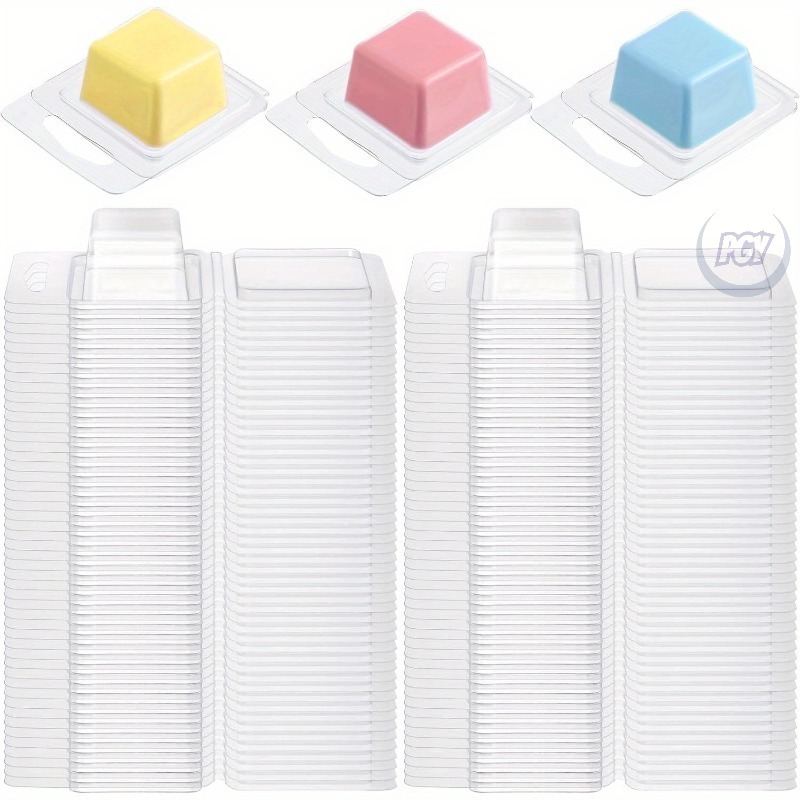 Candle Making Video - 20/50pcs Clear Plastic Wax Melt Molds