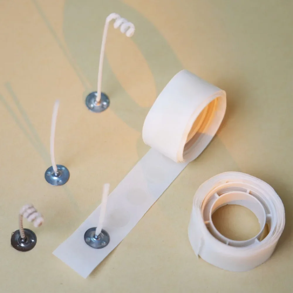 100 Dots/Roll Candle Wick Stic - Adhesive Dot Wick ulasan dan harga