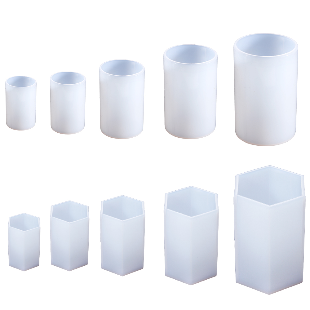 Cylinder Silicone Mold Hexagon - Candle Making Supplies ulasan dan harga