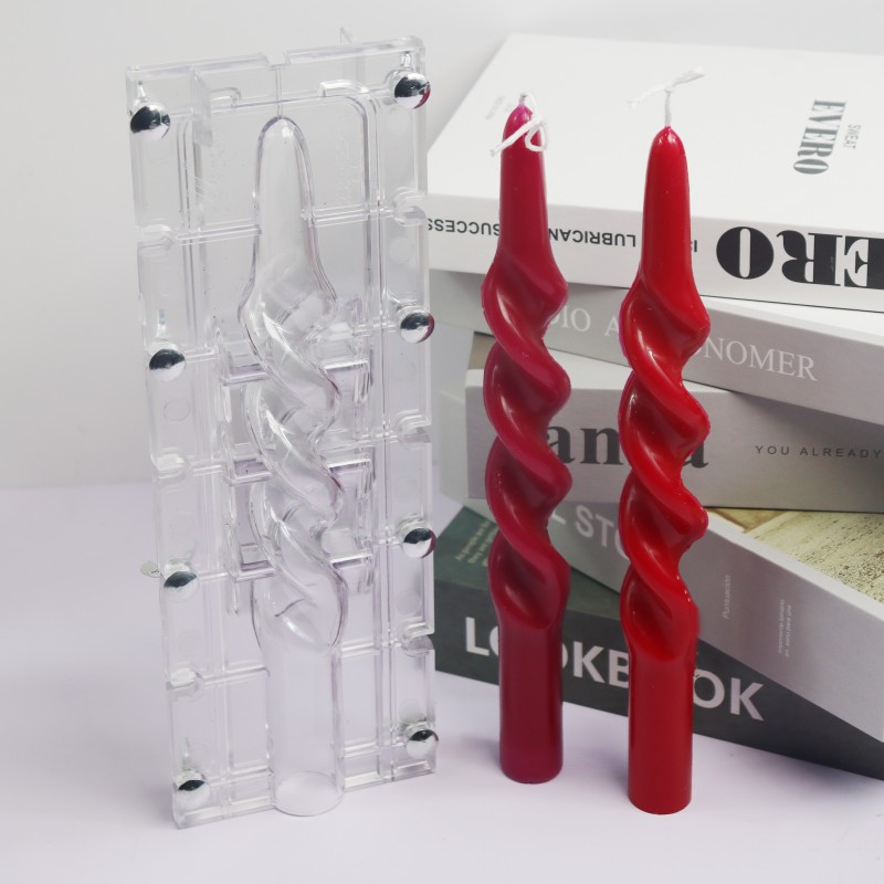 Twisted Stripe Column Acrylic  - Candle Making Kit ulasan dan harga