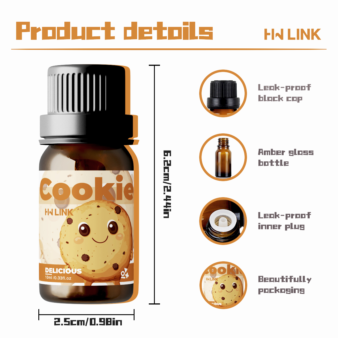 10ml Cookie Fragrance Oils For - Candle Making Supplies ulasan dan harga