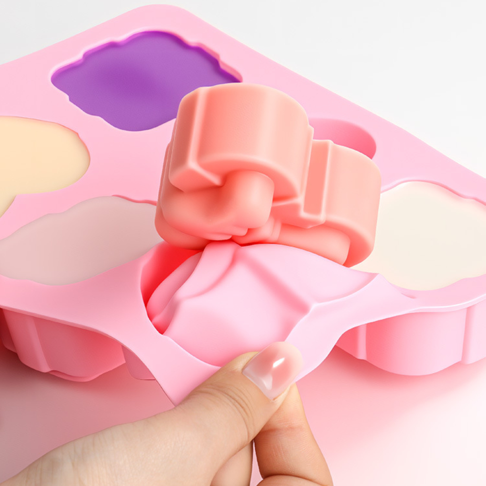 Square Heart Shape Silicone Mo - Candle Making Video ulasan dan harga