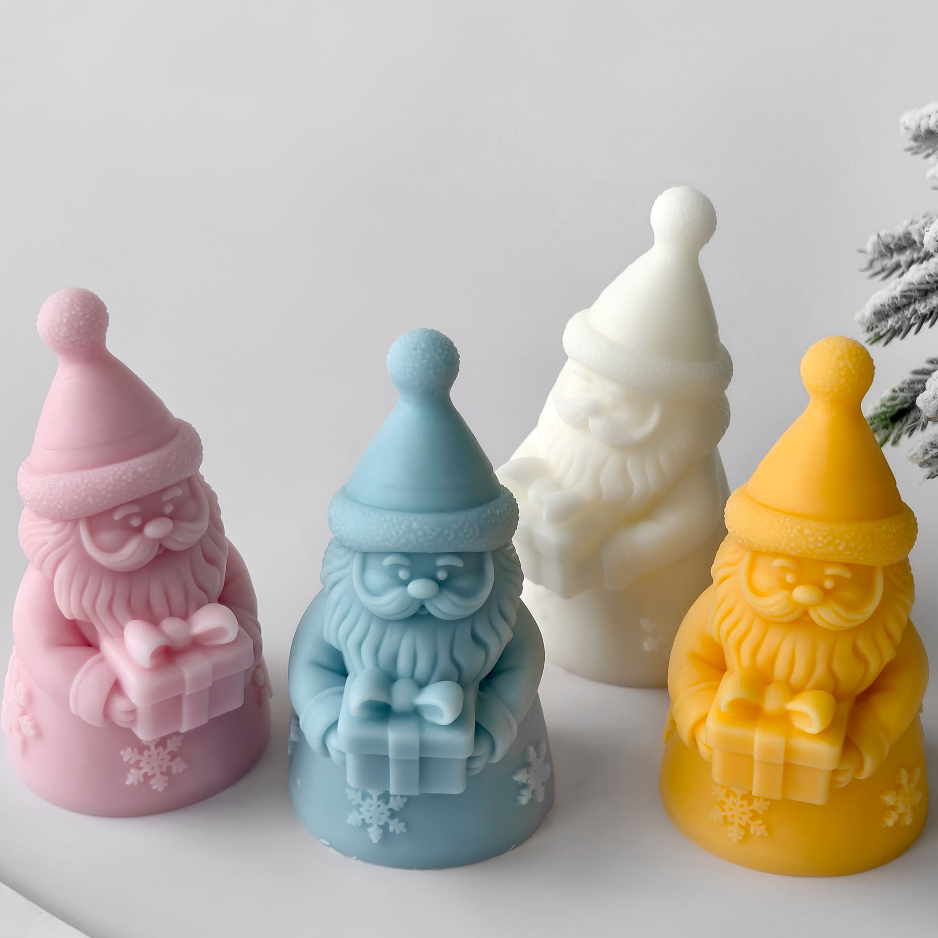 Santa Claus Gift Box Silicone  - Candle Making Video ulasan dan harga