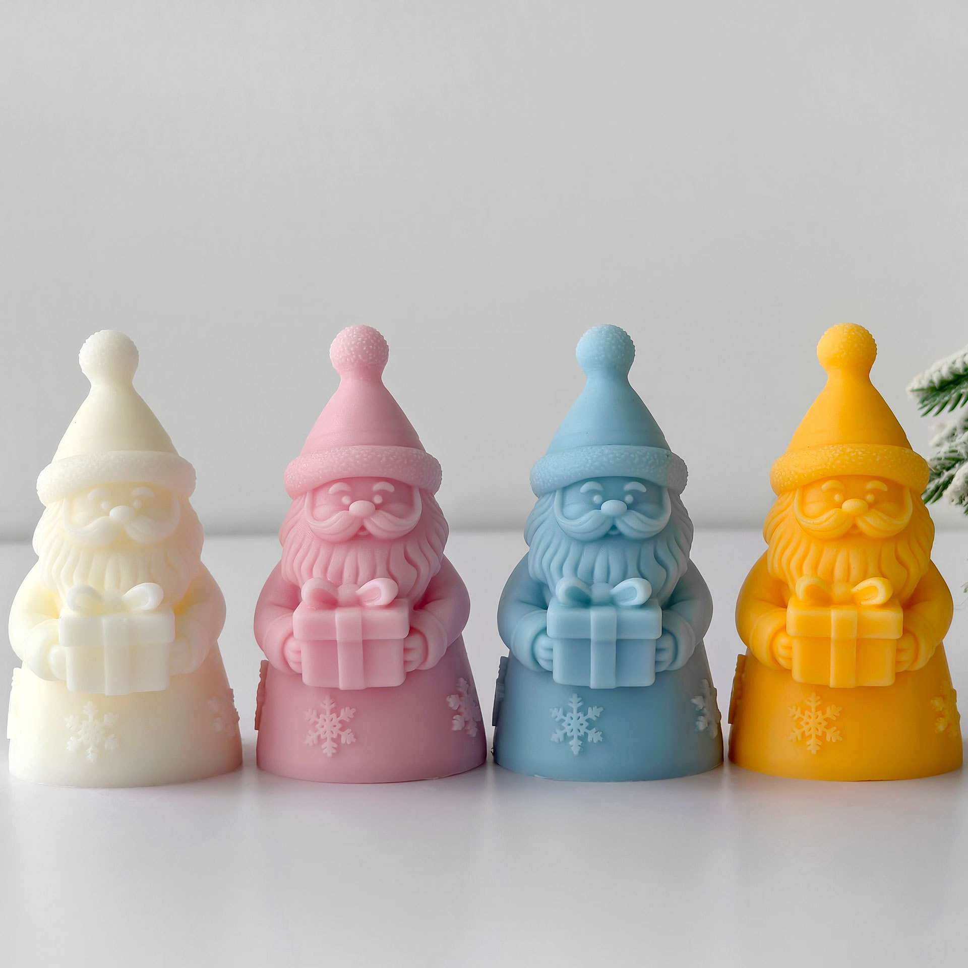 Santa Claus Gift Box Silicone  - Candle Making Video ulasan dan harga