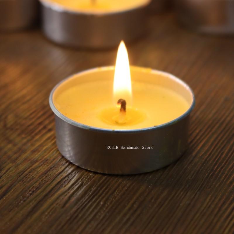 Empty Tea Wax Circular Aluminu - Candle Making Video ulasan dan harga