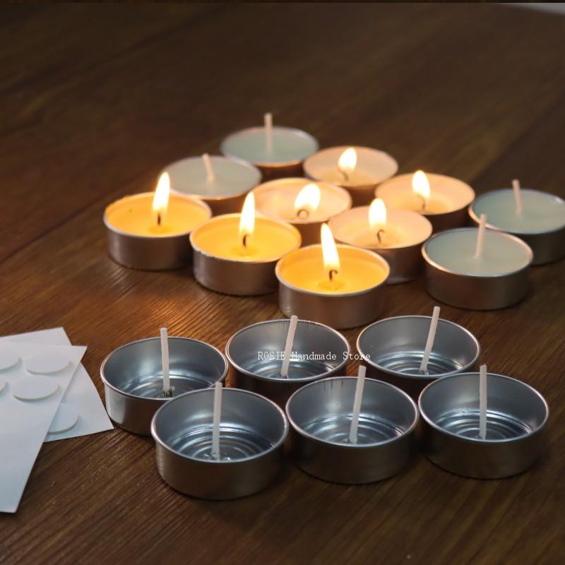 Empty Tea Wax Circular Aluminu - Candle Making Video ulasan dan harga
