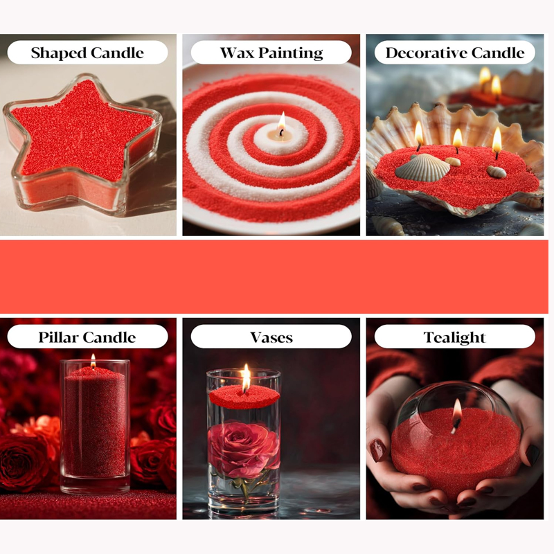 100G Green White Red Sand Pear - Candle Making Kit ulasan dan harga
