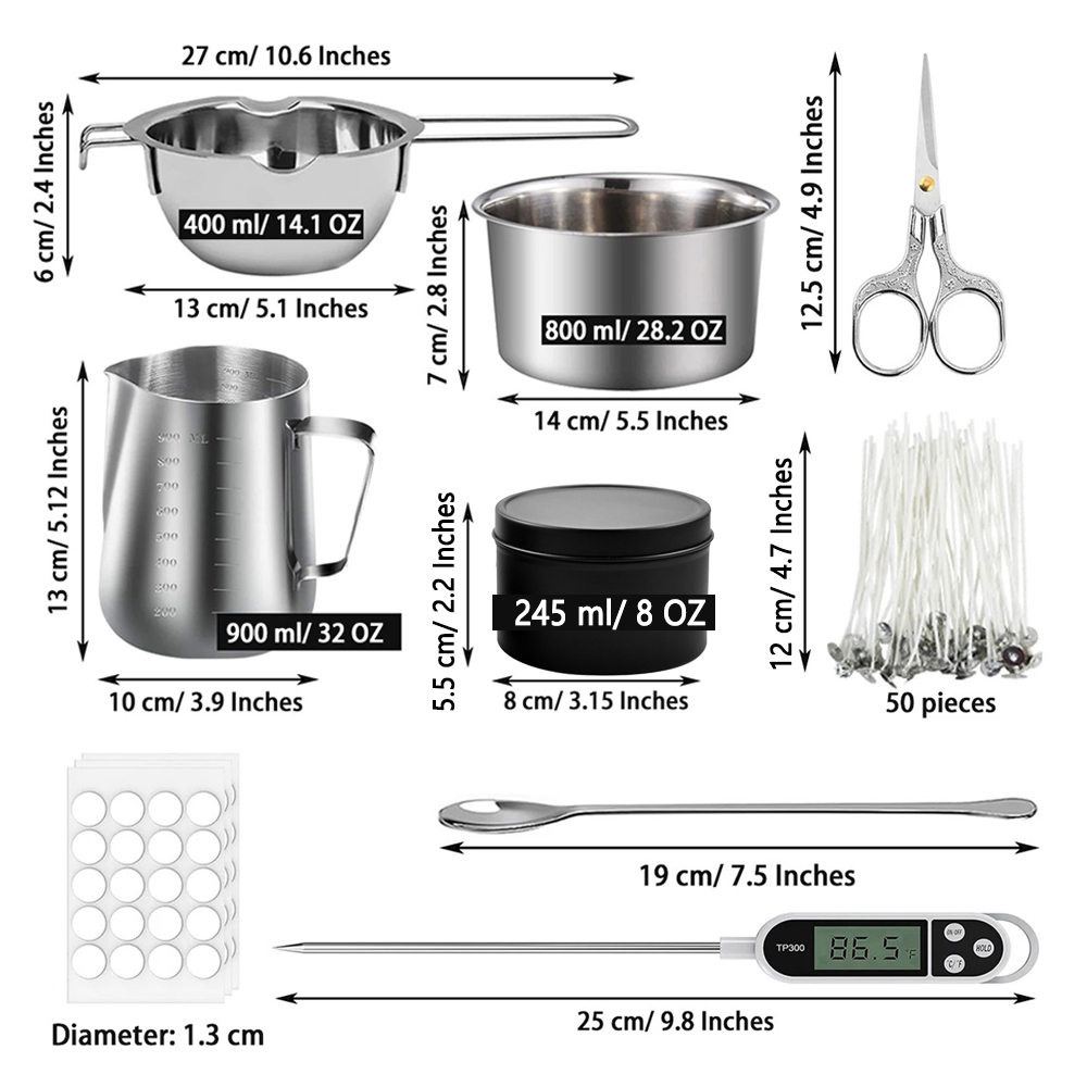 Glintmos DIY Candle Making Kit - Candle Making Kit ulasan dan harga