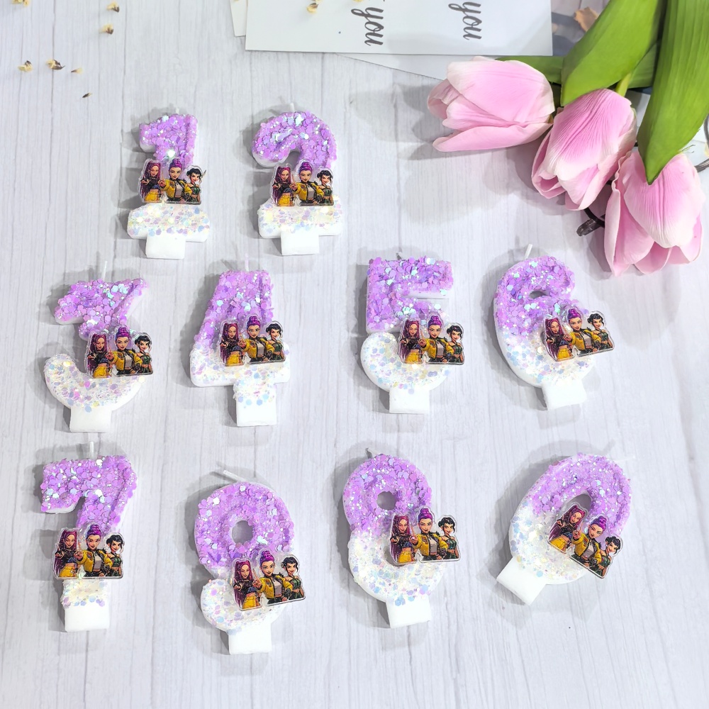 Anime 0-9 Number Candle Cute 3 - Candle Making Kit For Kids ulasan dan harga