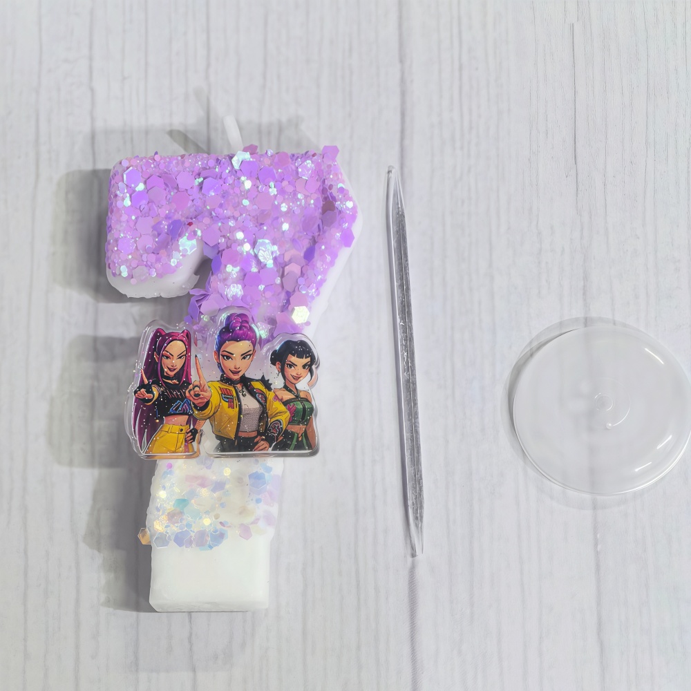 Anime 0-9 Number Candle Cute 3 - Candle Making Kit For Kids ulasan dan harga