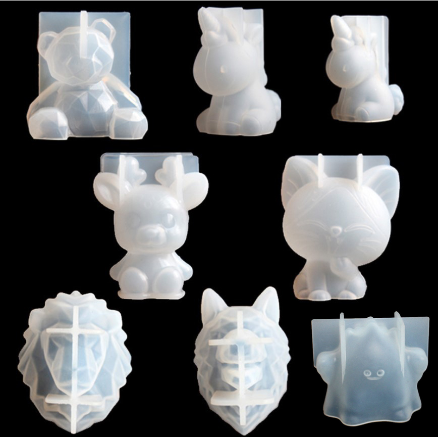 Transparent Unicorn Silicone E - Candle Making Supplies ulasan dan harga
