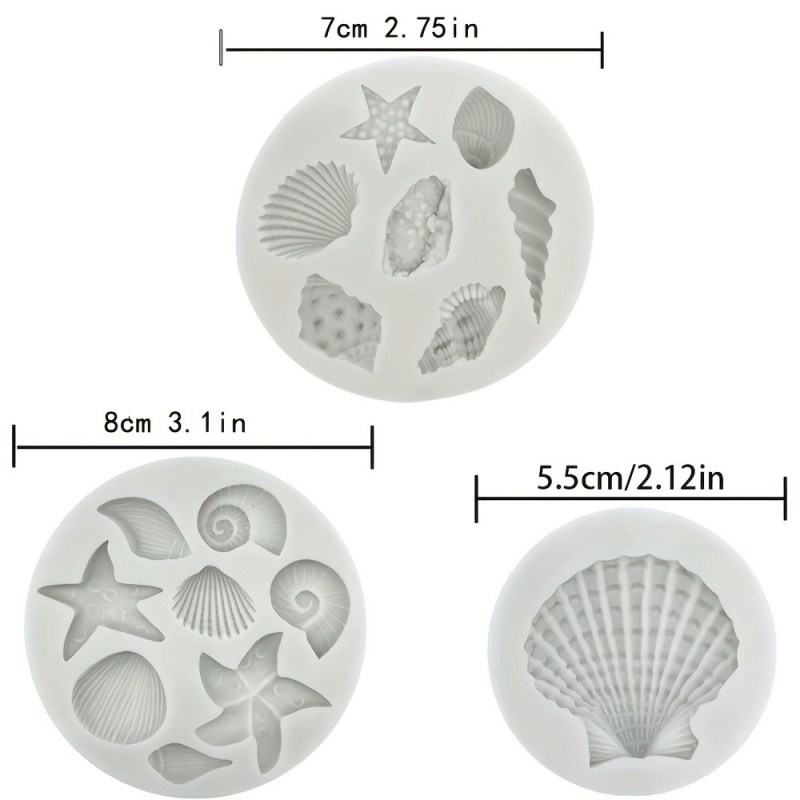 3pcs/set, Shell Mold Set, Irre - Candle Making Kit ulasan dan harga