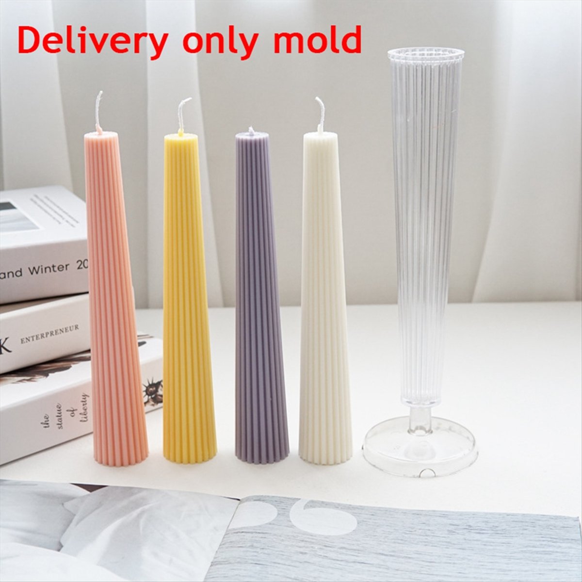 *ABAB Striped Long Pole Column - Candle Making Kit ulasan dan harga