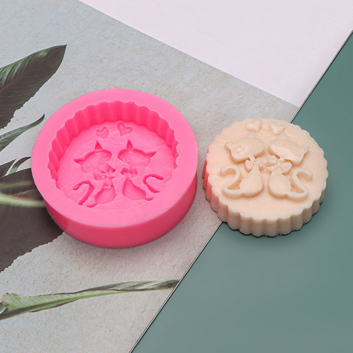 1-Piece Silicone Cat Soap Mold - Candle Making Video ulasan dan harga