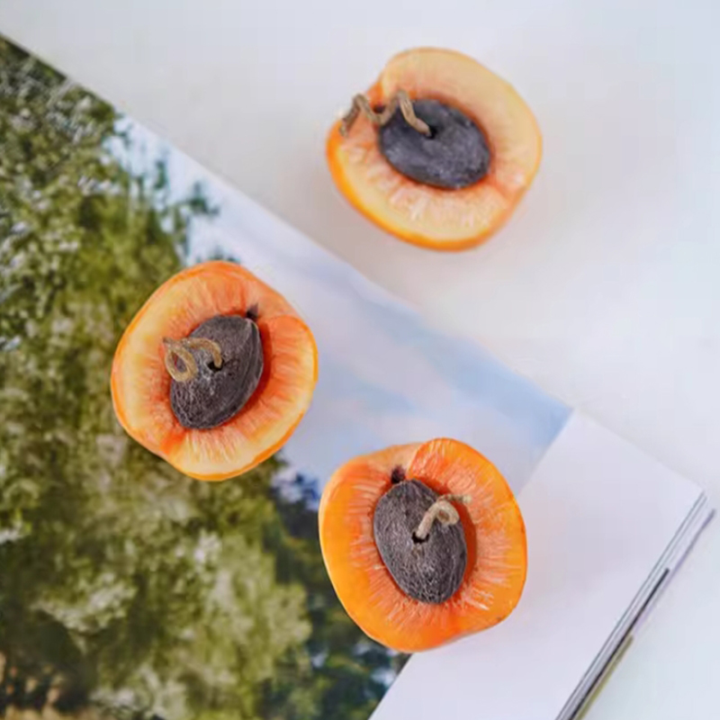 3D Apricot Fruit Candle Silico - Candle Making Supplies ulasan dan harga