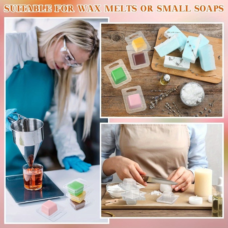 20/50pcs Clear Plastic Wax Mel - Candle Making Video ulasan dan harga