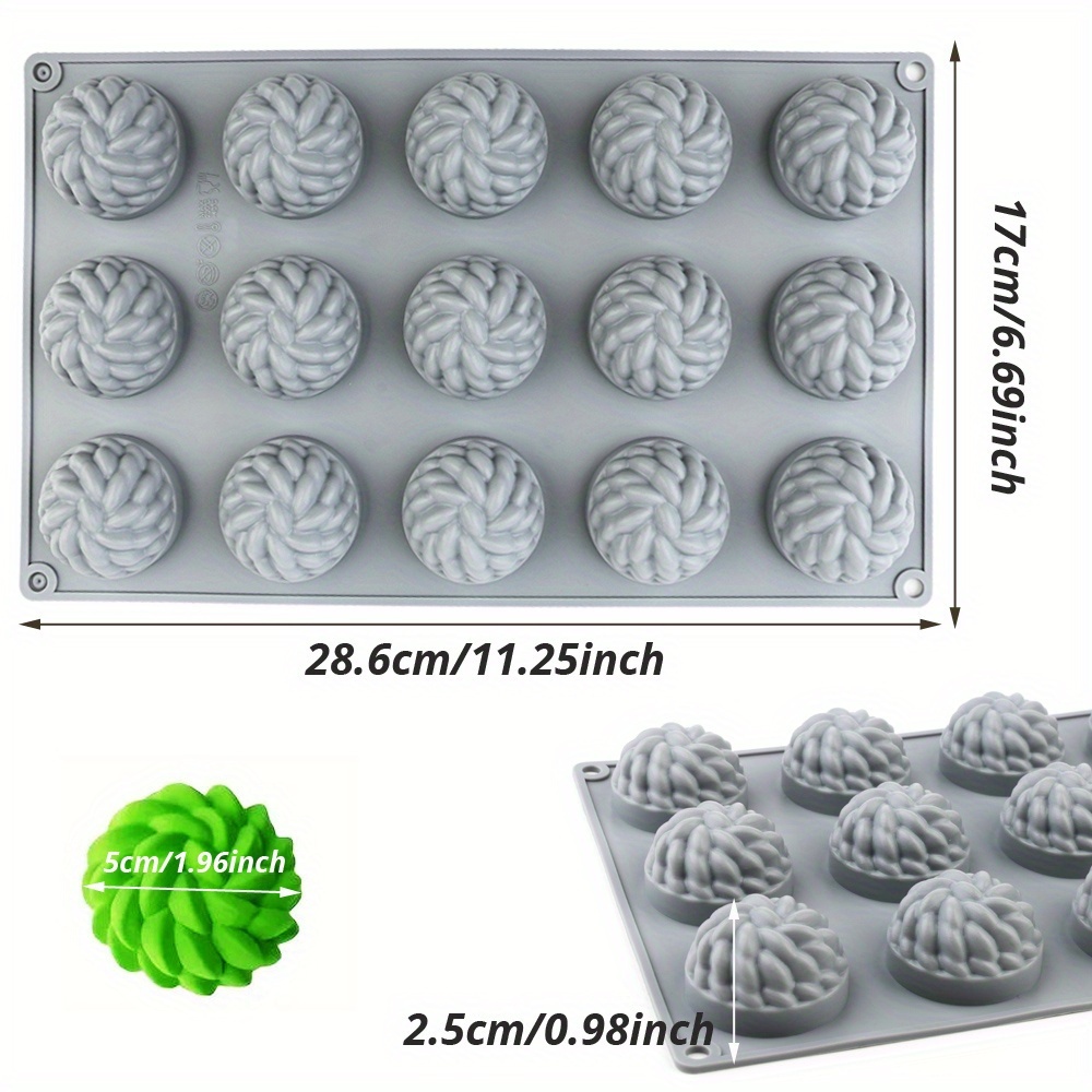 1Pc Cake Mold Santa Ana Floral - Candle Making Uk ulasan dan harga