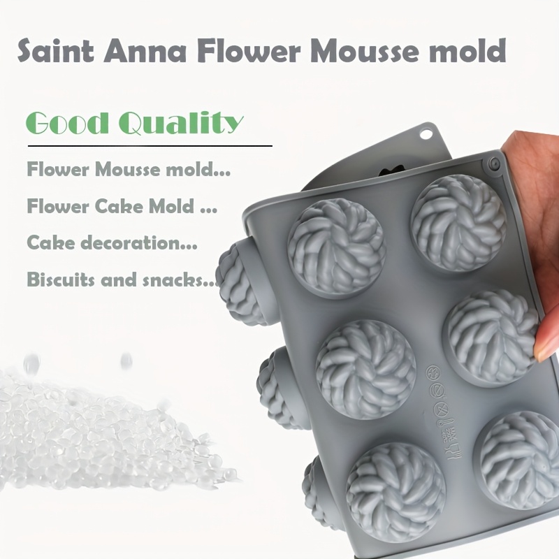1Pc Cake Mold Santa Ana Floral - Candle Making Uk ulasan dan harga