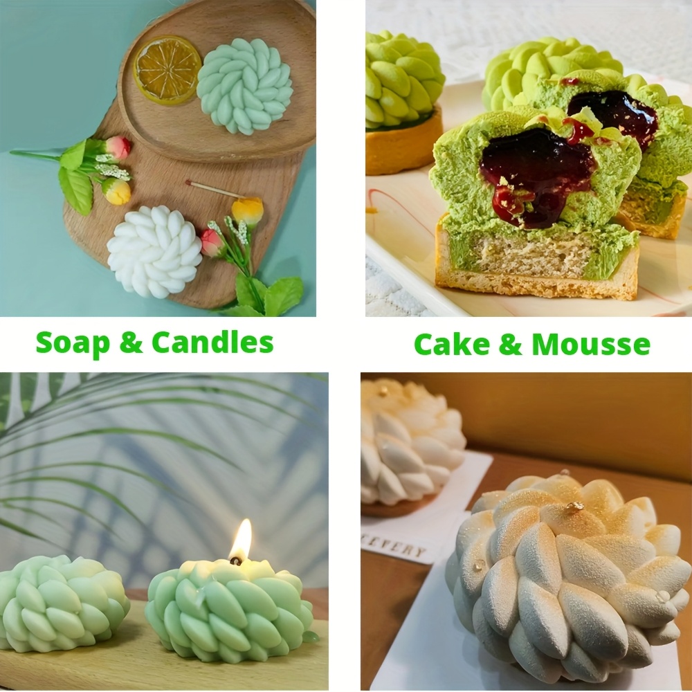 1Pc Cake Mold Santa Ana Floral - Candle Making Uk ulasan dan harga