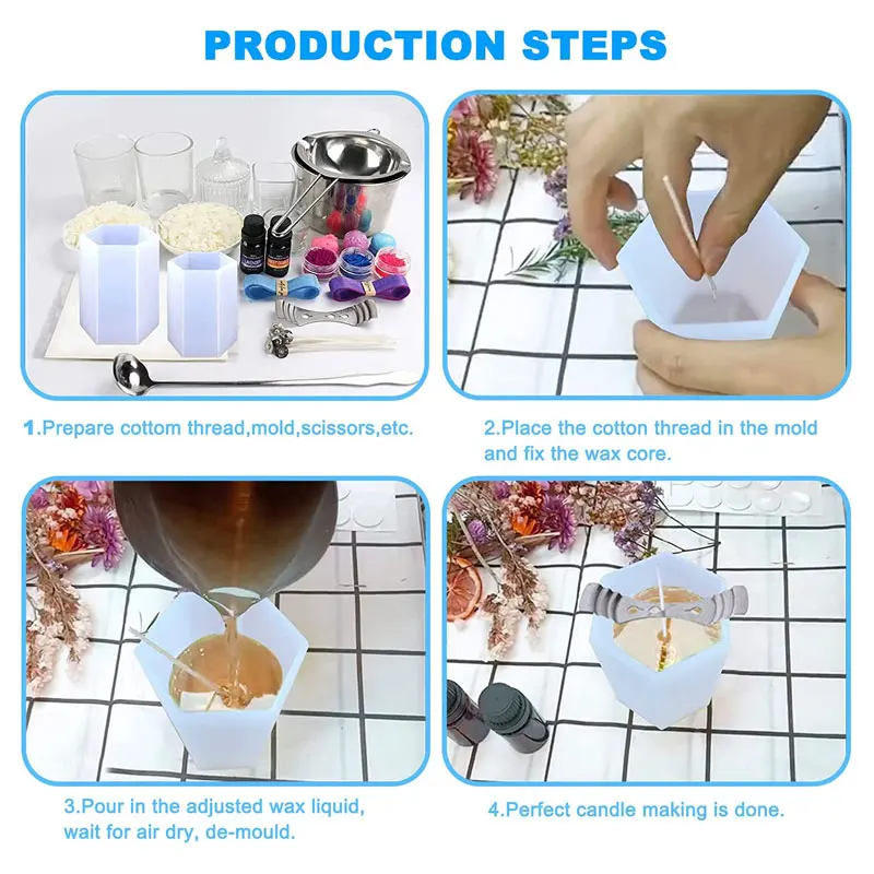 Cylinder Silicone Candle Molds - Candle Making Video ulasan dan harga