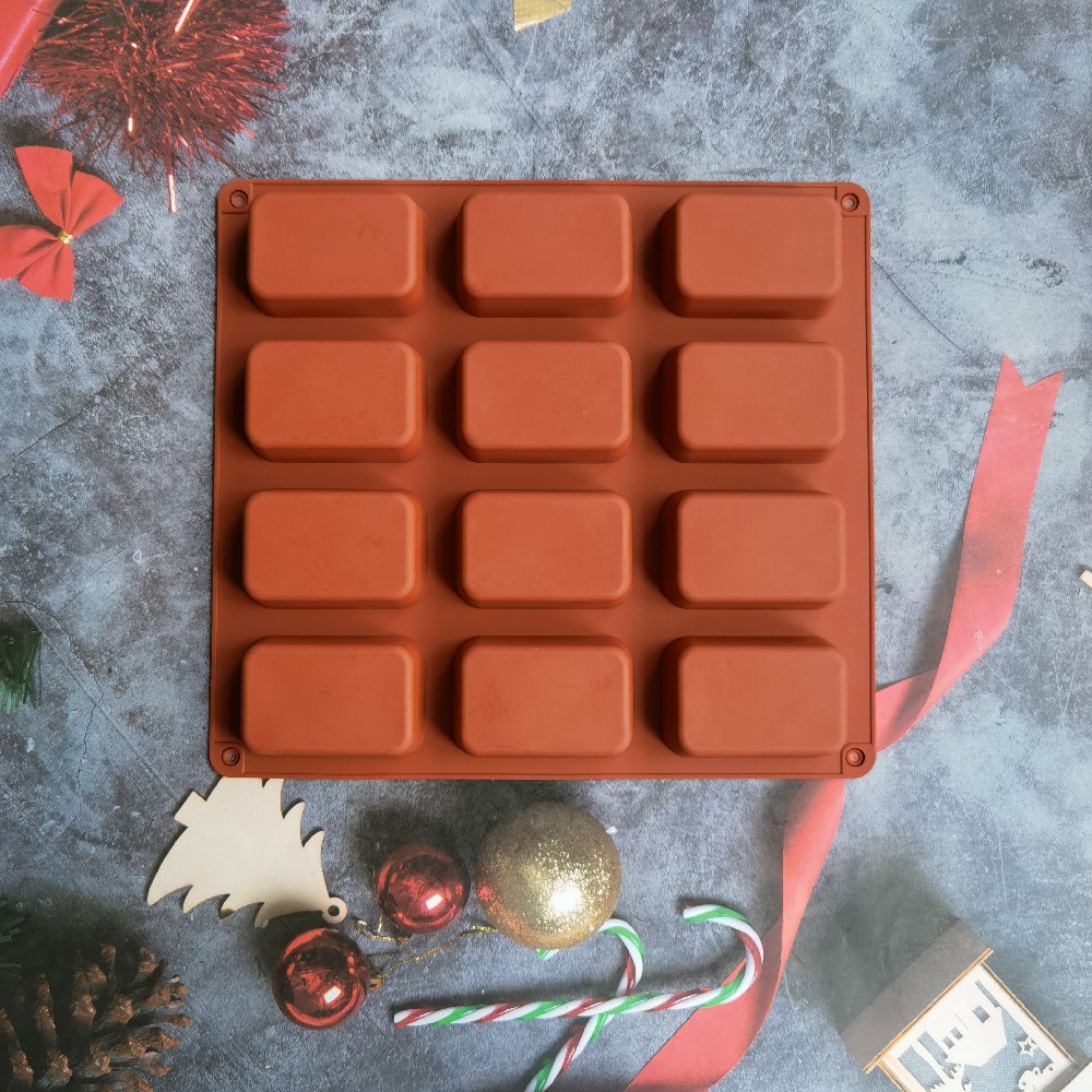 12 Cavity Square Silicone Soap - Candle Making Video ulasan dan harga