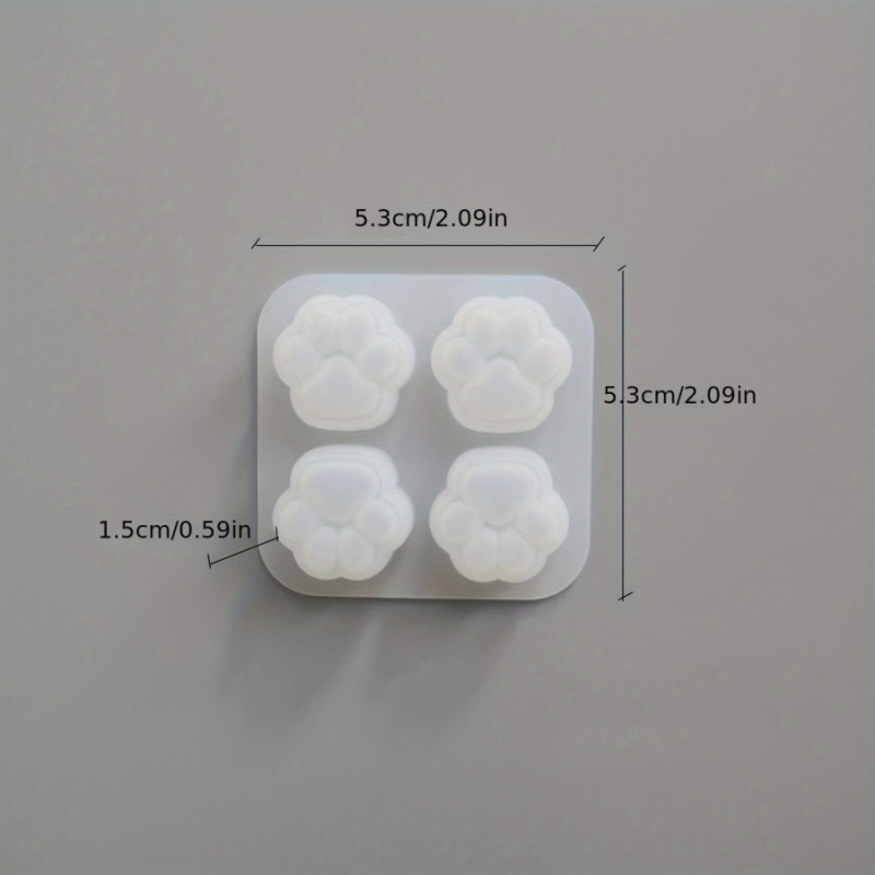 1Cat Paw Pattern Silicone Mold - Candle Making Kit ulasan dan harga