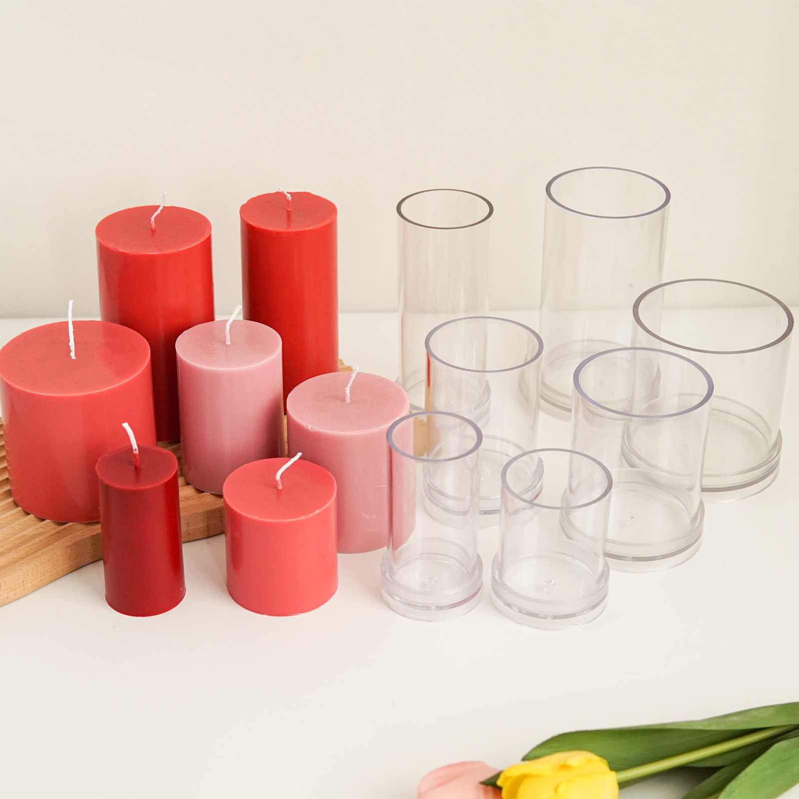 Various 3D Cylindrical Candle  - Candle Making Kit ulasan dan harga
