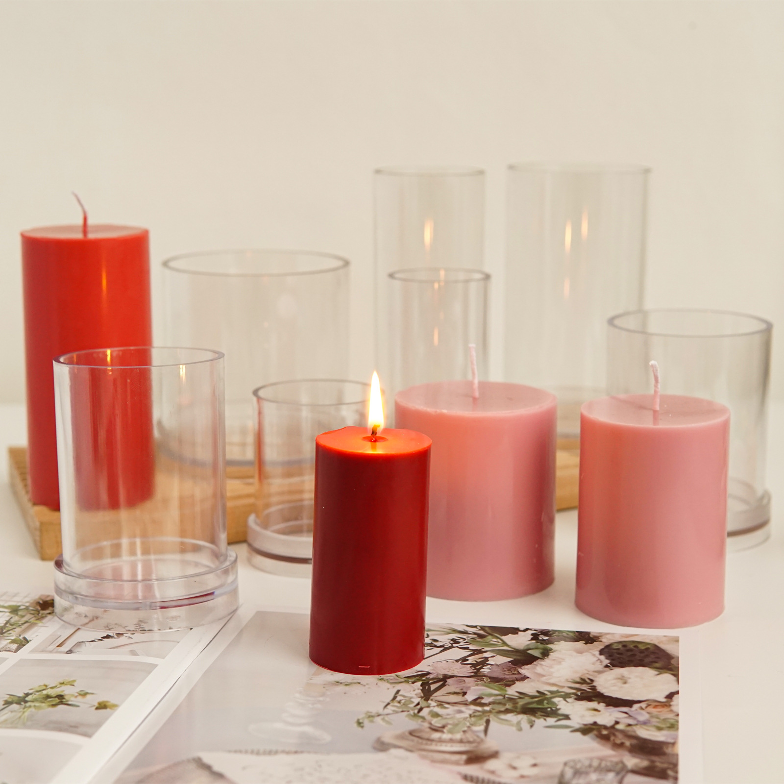 Various 3D Cylindrical Candle  - Candle Making Kit ulasan dan harga