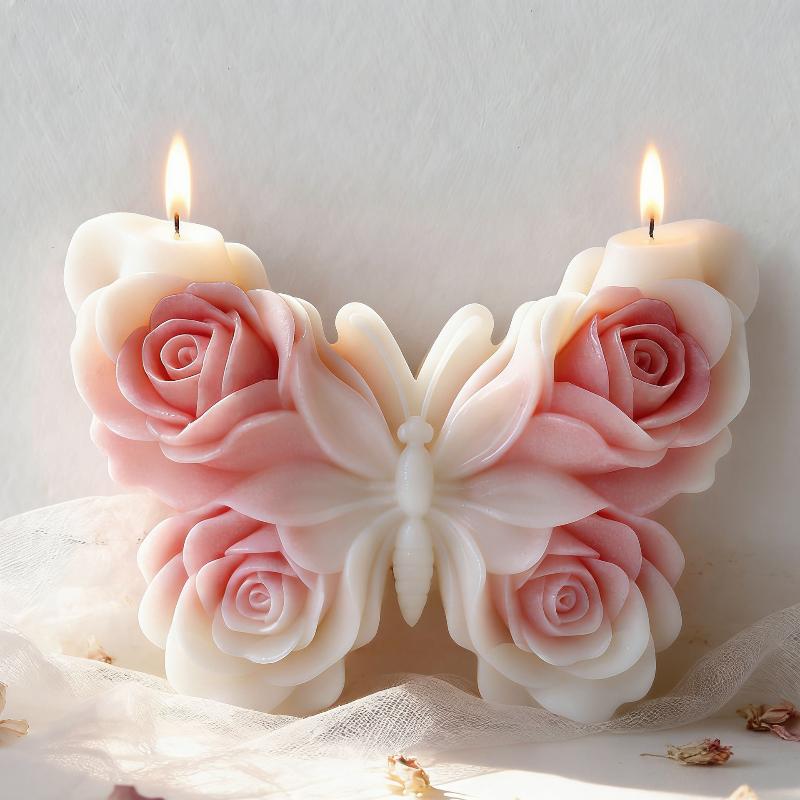 DIY Rose Butterfly Form Silico - Candle Making Supplies ulasan dan harga