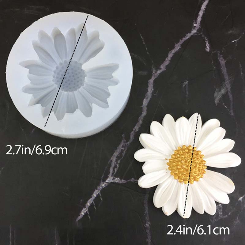 DIY Candle Silicone Mold Daisy - Candle Making Video ulasan dan harga