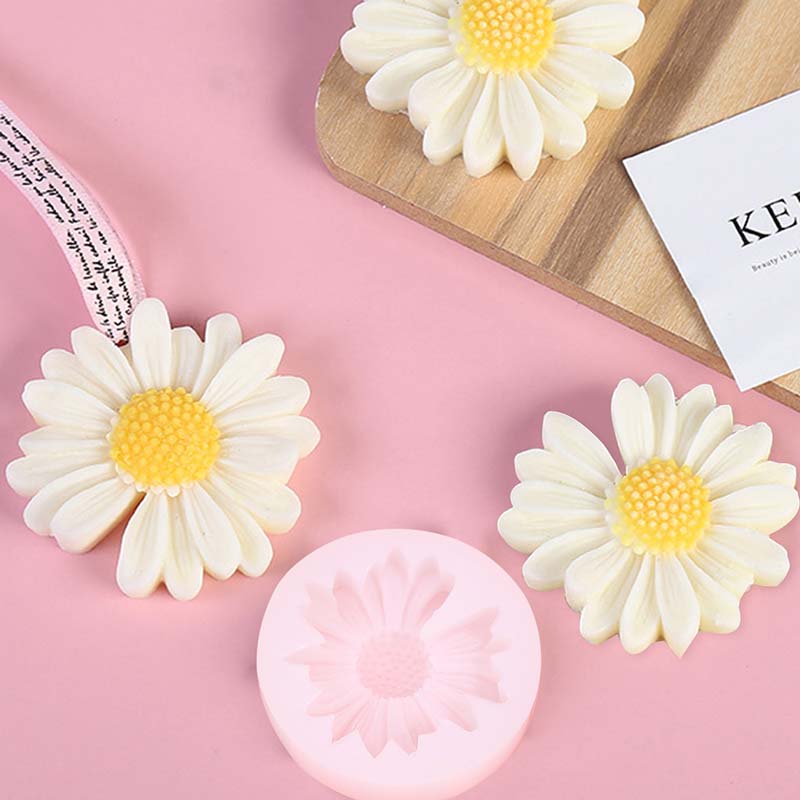 DIY Candle Silicone Mold Daisy - Candle Making Video ulasan dan harga