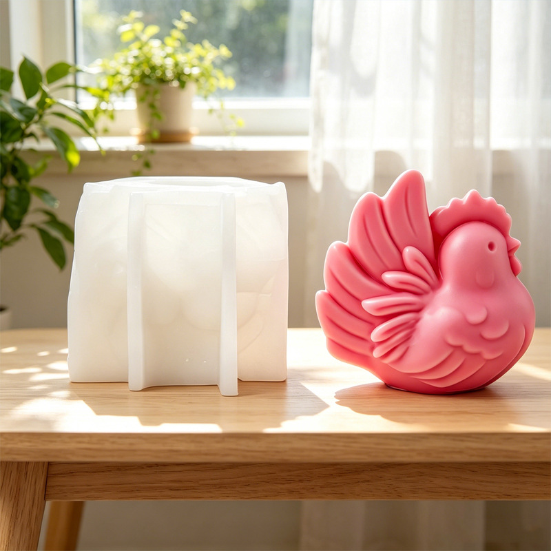 Cartoon Hen Silicone Candle Mo - Candle Making Video ulasan dan harga