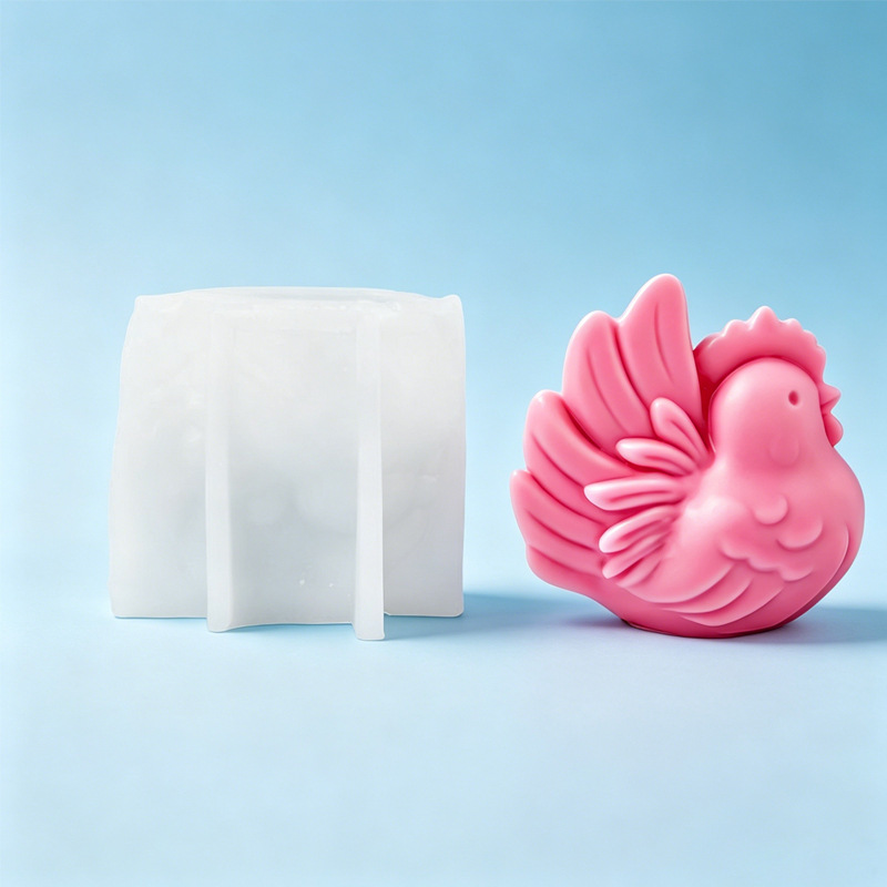 Cartoon Hen Silicone Candle Mo - Candle Making Video ulasan dan harga