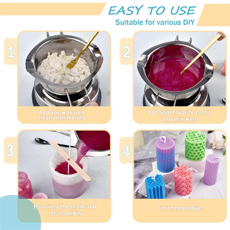 100/500g/1kg Pure Soy Wax Para - Candle Making Uk ulasan dan harga
