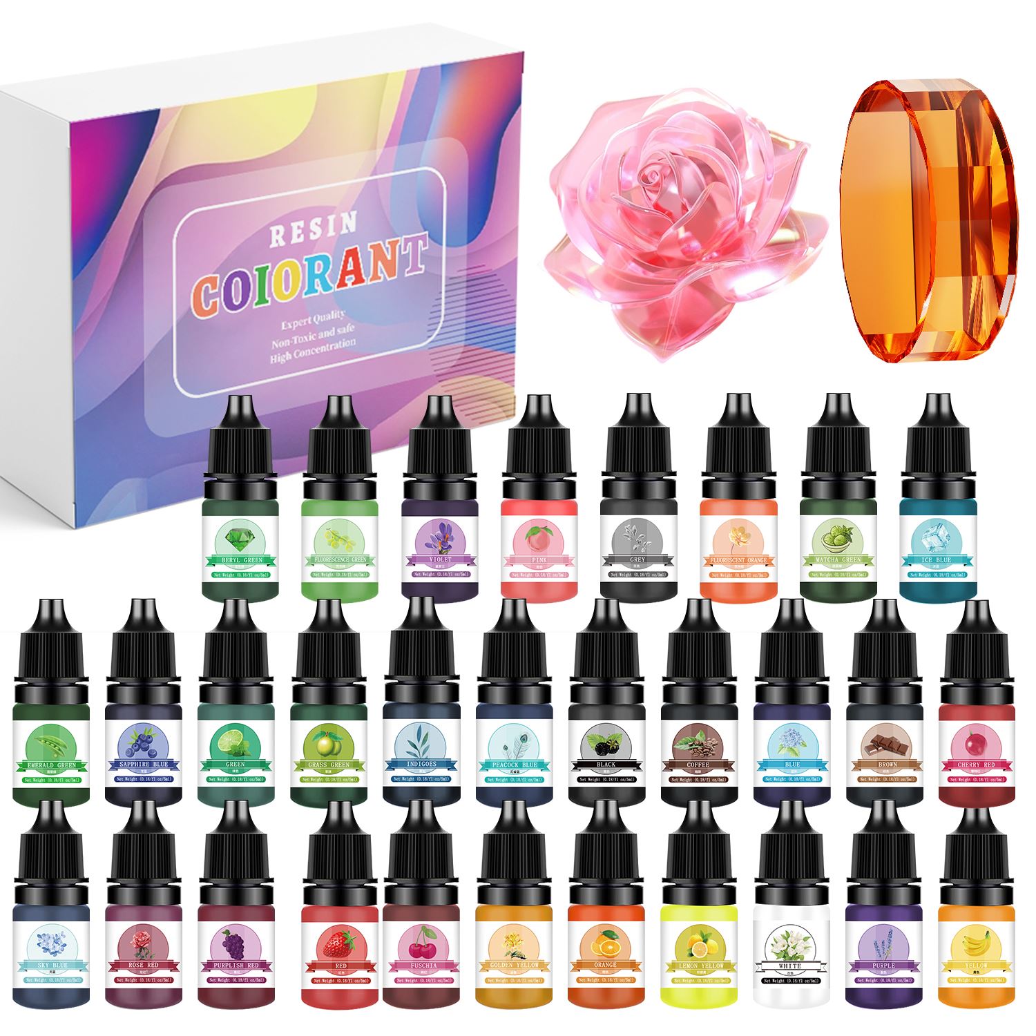 18/30Color Candle Dyes Kit Liq - Candle Making Instructions ulasan dan harga