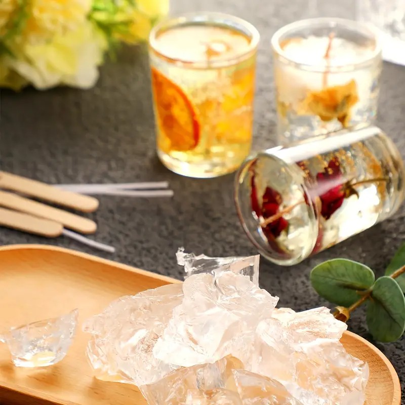 Transparent Crystal Wax, Jelly - Candle Making Video ulasan dan harga